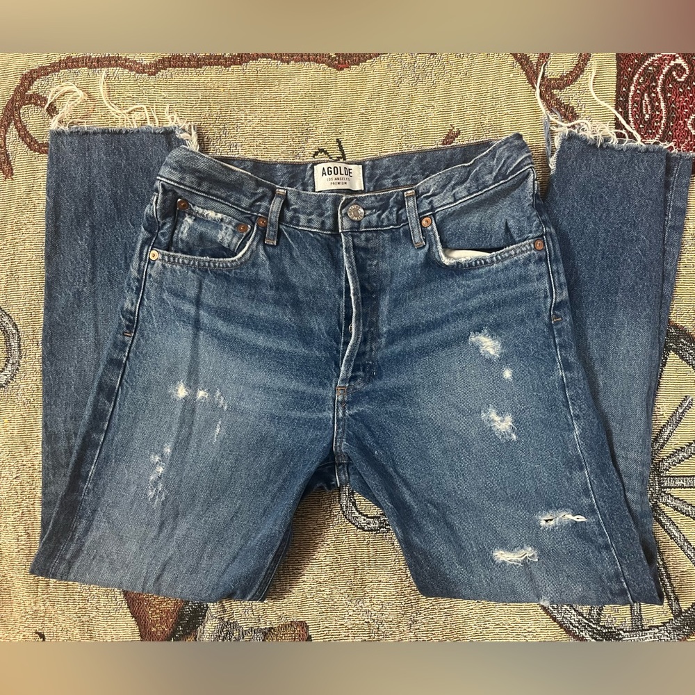 Agolde ripped jeans